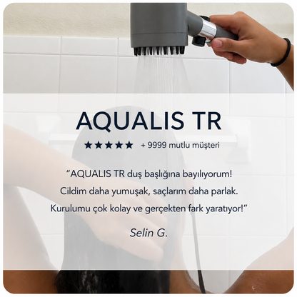 AQUALIS TR Premium Filtreli Masajlı Duş Başlığı